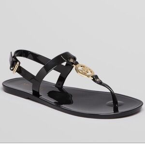 Michael Kors Sondra Sandals Black MK Jelly Sandal Nordstrom Rack Women’s 7‎ M